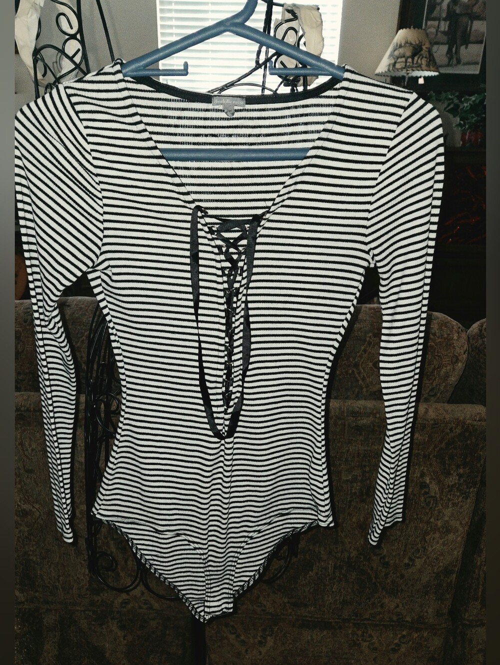 Body Suit Sz S. Snap Crotch